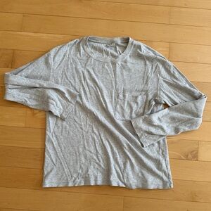 Uniqlo U 100% Cotton Oversize Pocket Long Sleeve size M